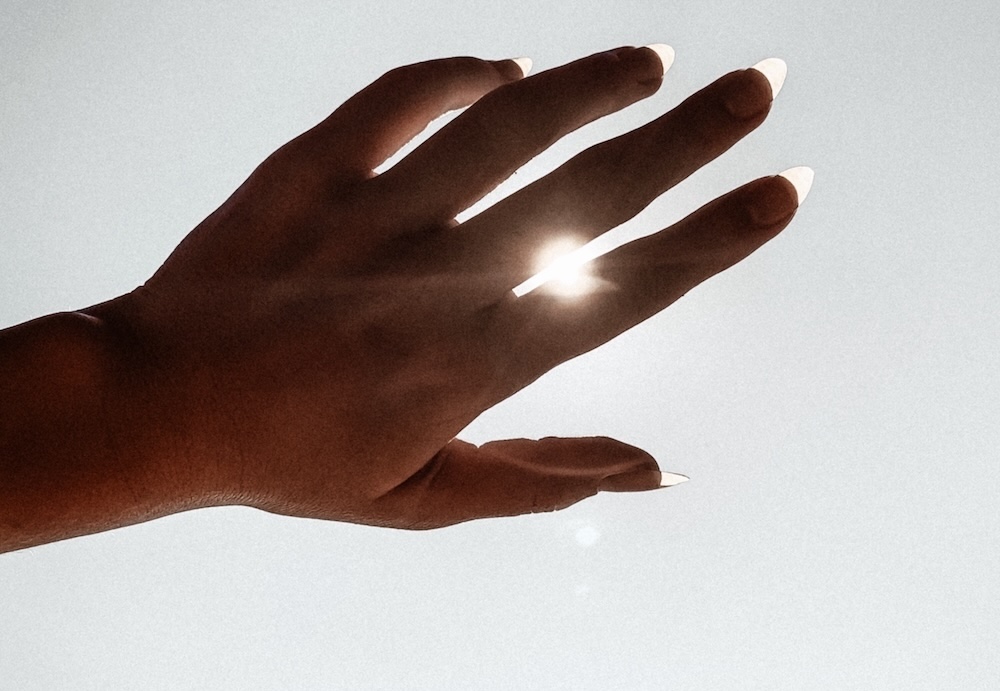 Hand infront of the sun